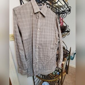 Men's long sleeve dress shirt by Stafford Essentials
